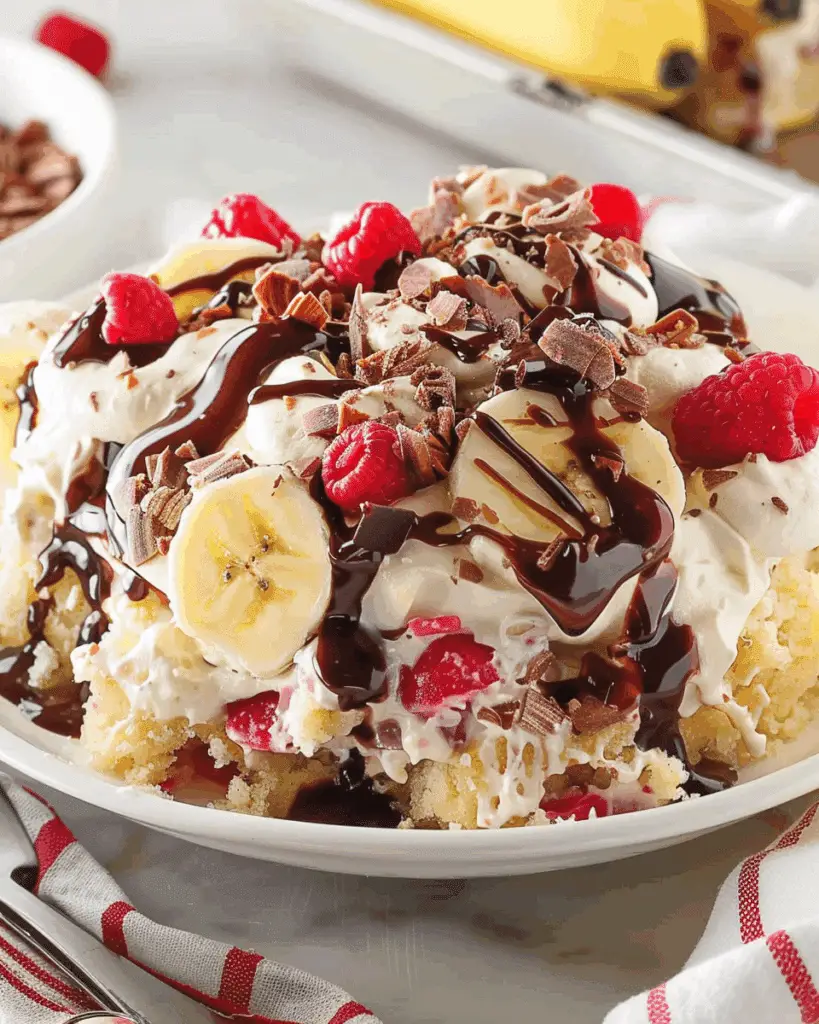 Banana Split Dump Cake