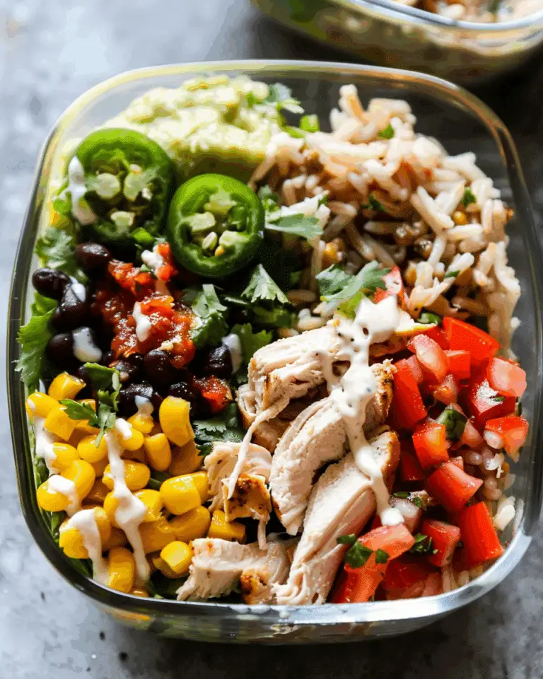 Chicken Burrito Bowls