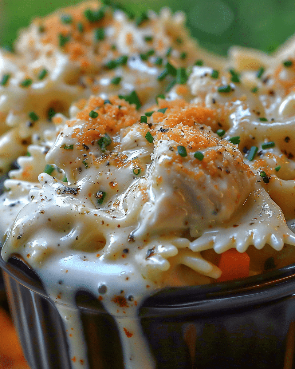 Chicken Pot Pie Pasta