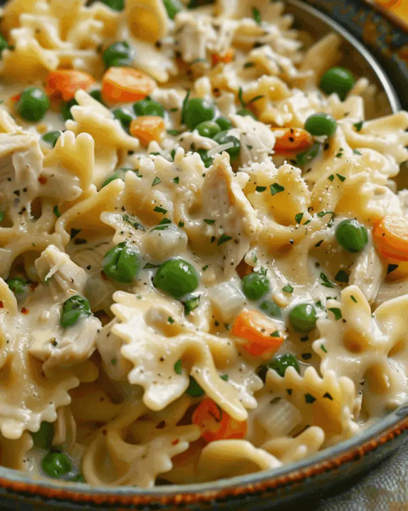 Chicken Pot Pie Pasta
