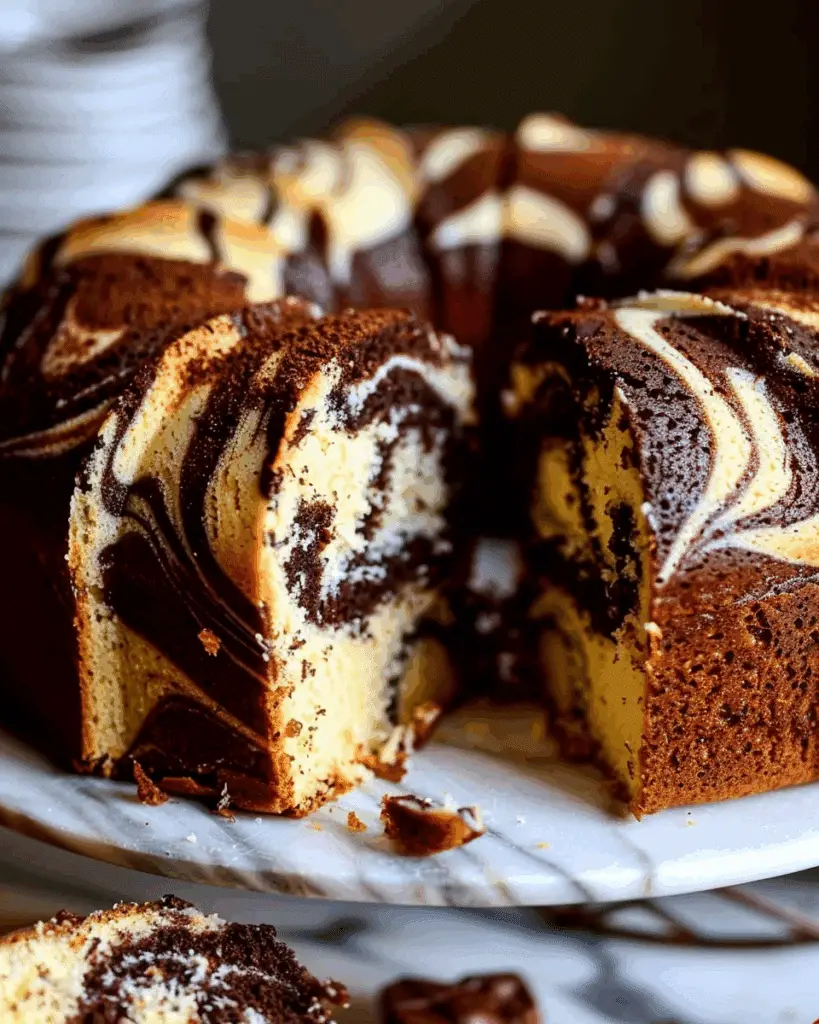 Marble Pound Cake