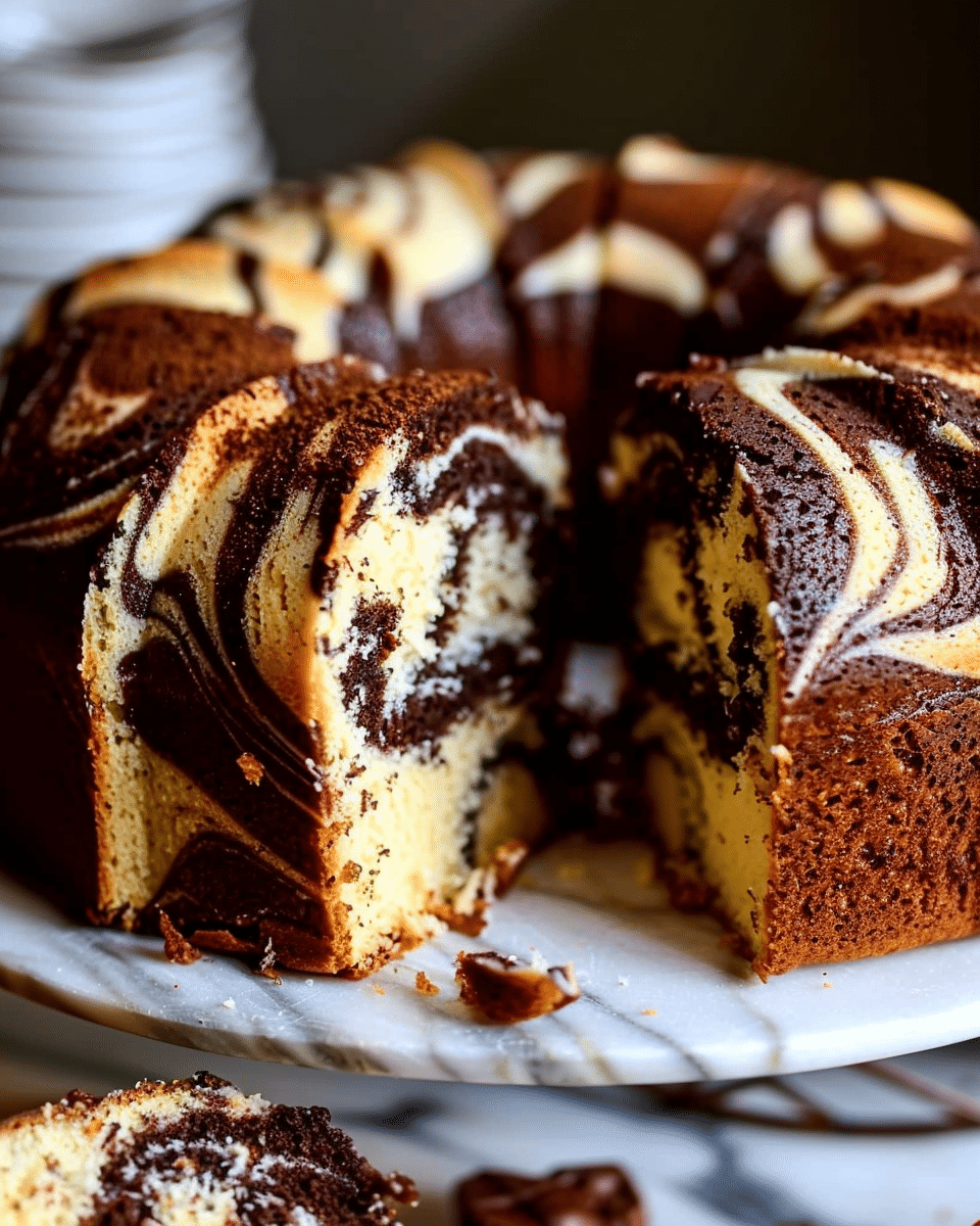 Marble Pound Cake