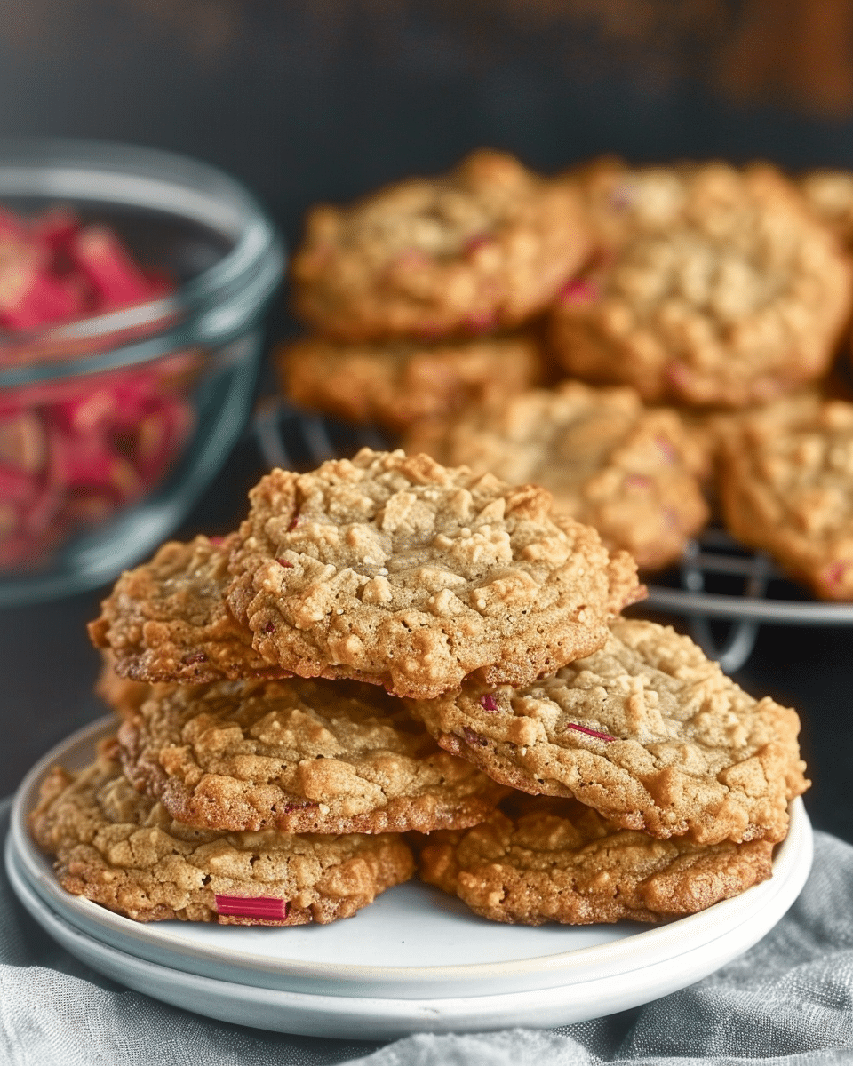 Brown Sugar Rhubarb Cookies Recipe