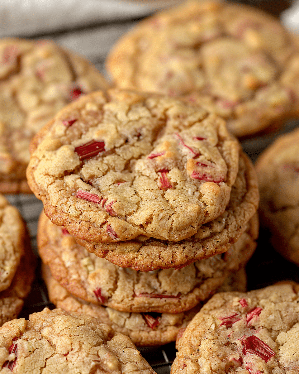 Brown Sugar Rhubarb Cookies Recipe