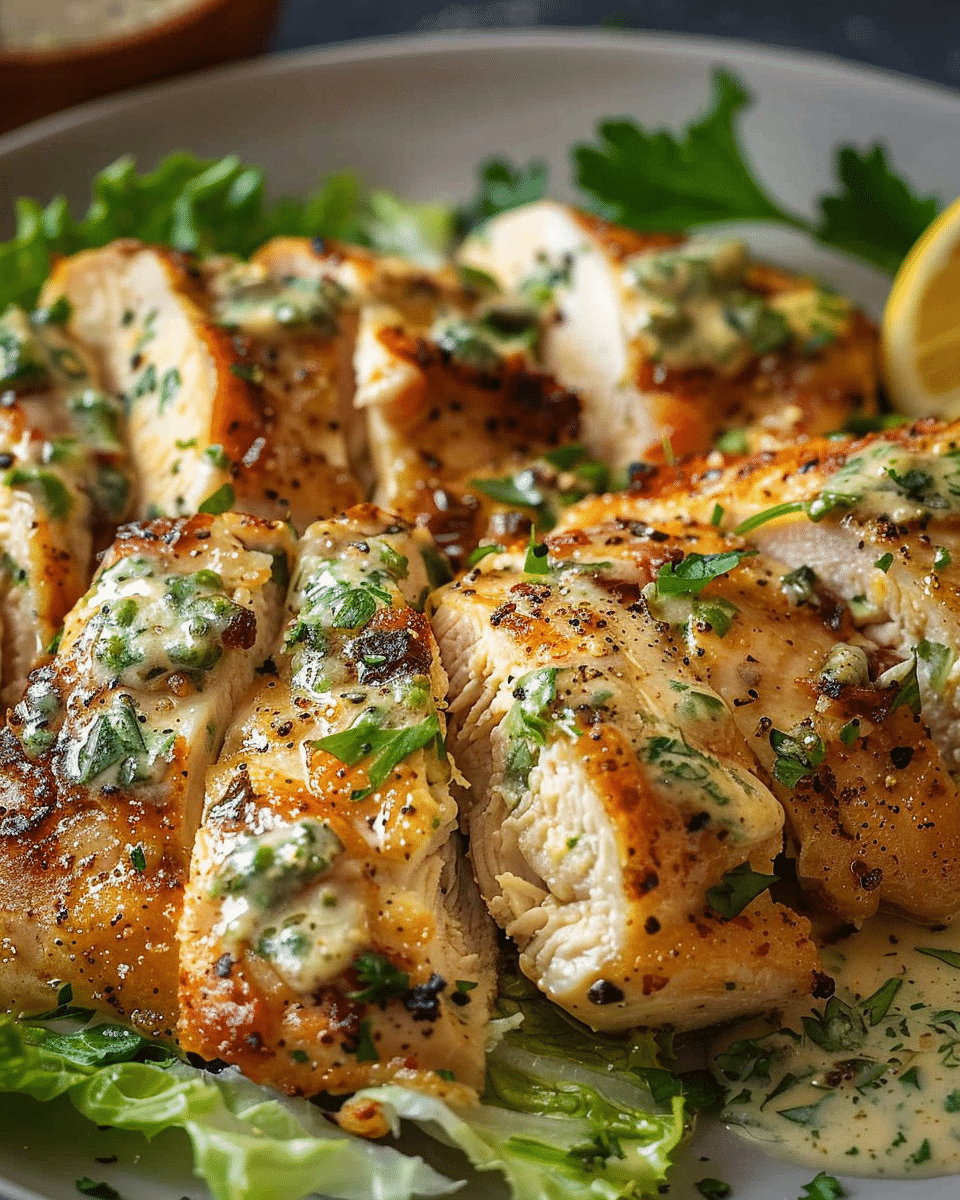 Melt In Your Mouth Caesar Chicken