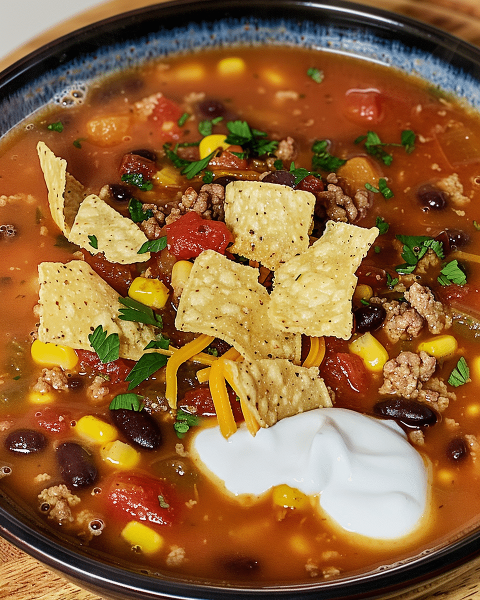 Slow Cooker Taco Soup