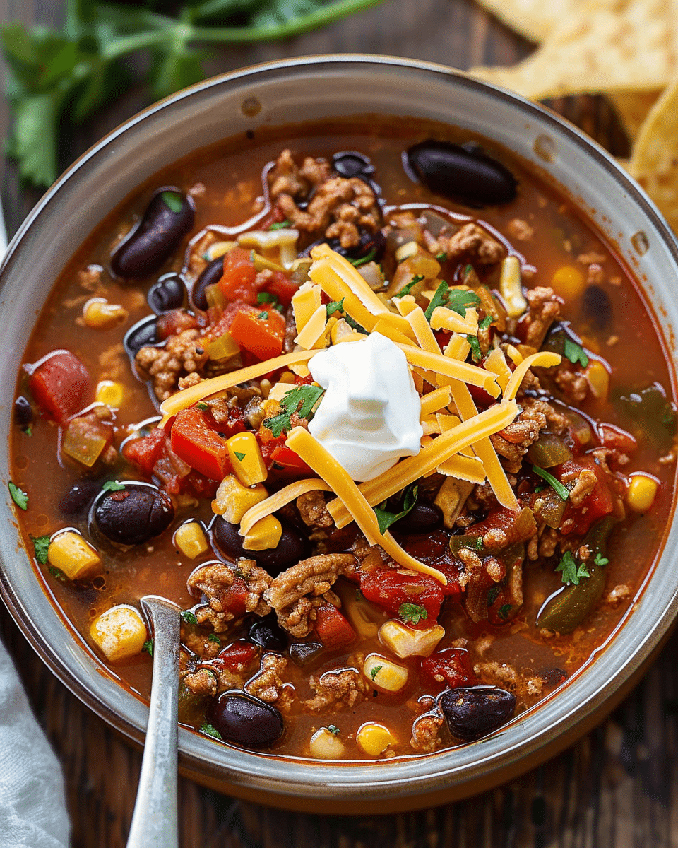 Slow Cooker Taco Soup