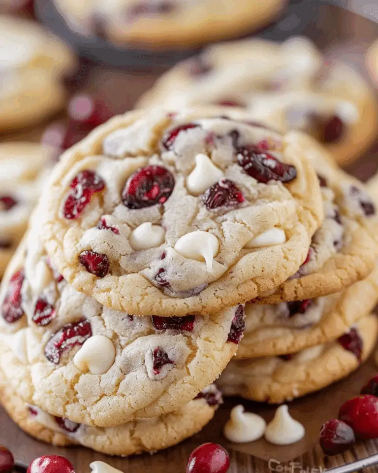 White Chocolate Cranberry Cookies