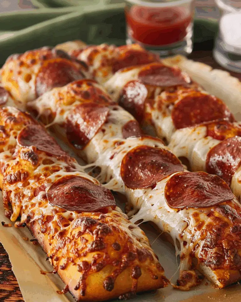 Stuffed Crust Pizza Snacks