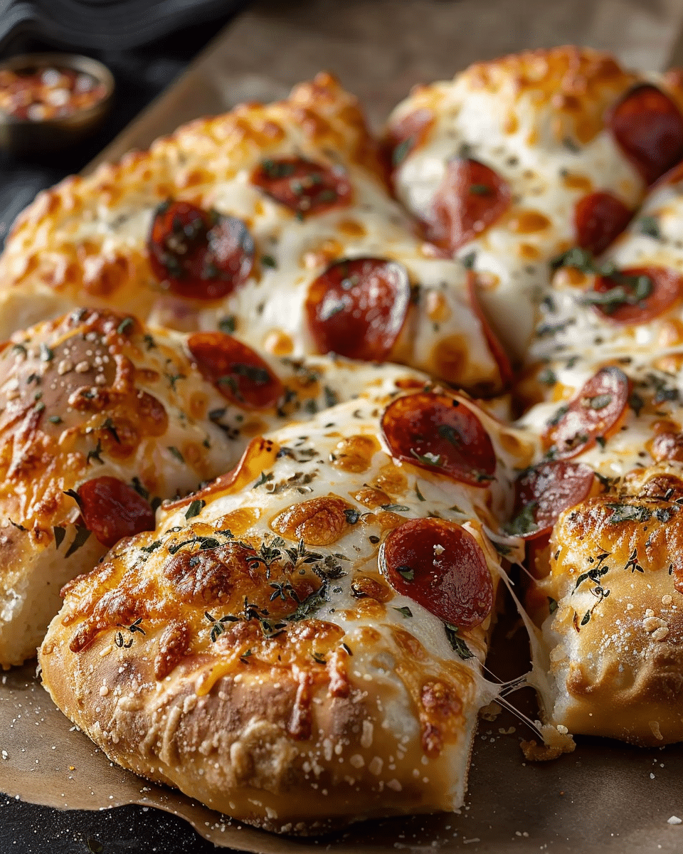 Stuffed Crust Pizza Snacks