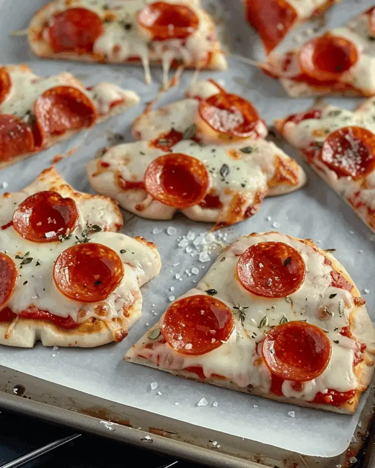 Christmas Tree Mini Pizzas