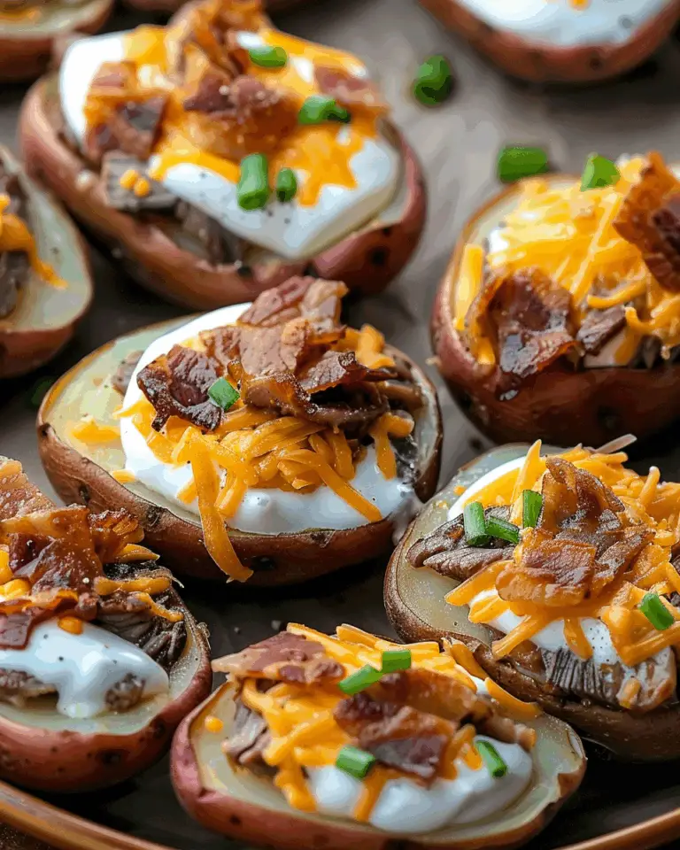 Loaded Baked Potato Steak Bites