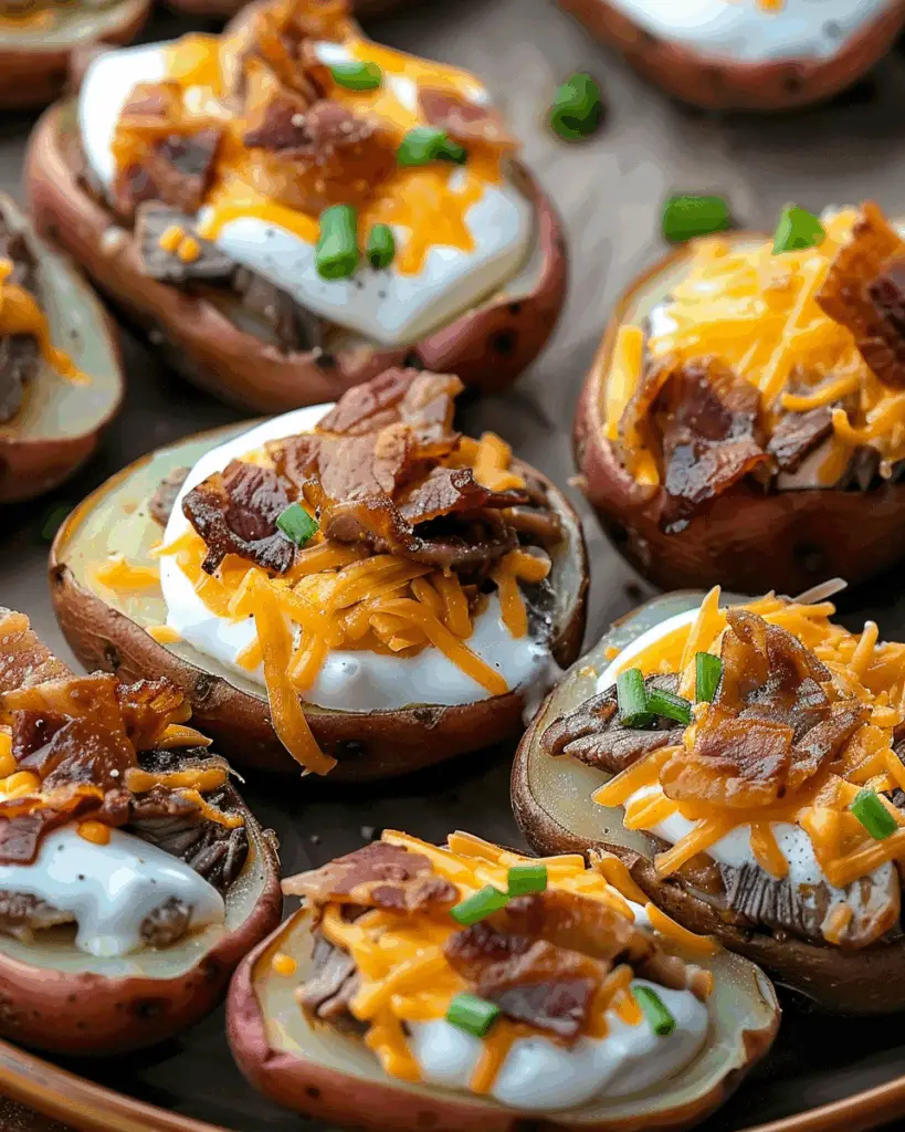 Loaded Baked Potato Steak Bites