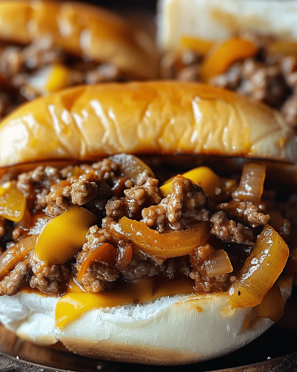 Philly Cheese Steak Sloppy Joes