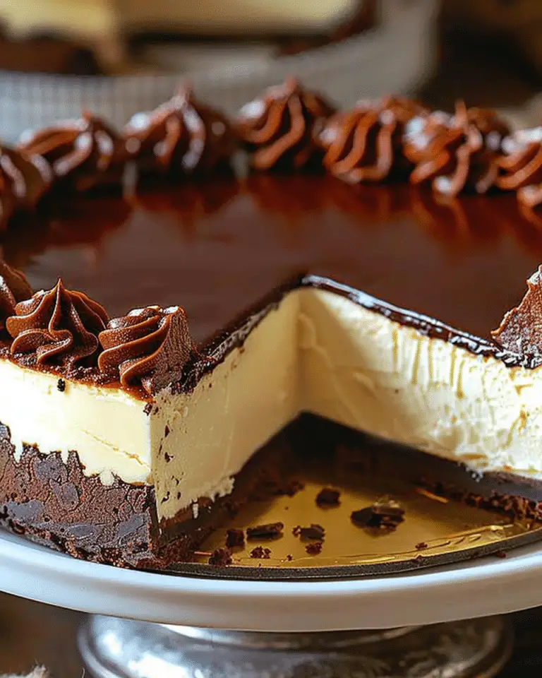 Boston Chocolate Cream Pie Cheesecake