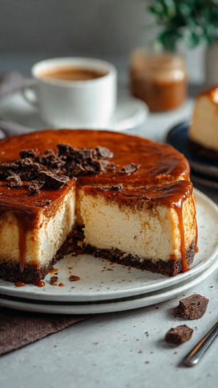 Caramel Brownie Cheesecake