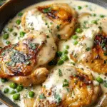 Chicken in Boursin Sauce with Garlic & Fine Herbs