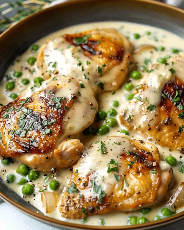 Chicken in Boursin Sauce with Garlic & Fine Herbs