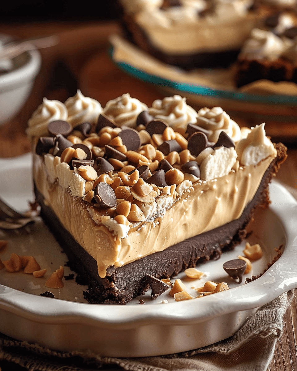 Chocolate Chip Peanut Butter Pie