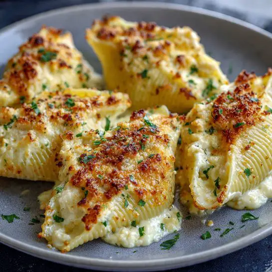 Million Dollar Chicken Alfredo Stuffed Shells Recipe