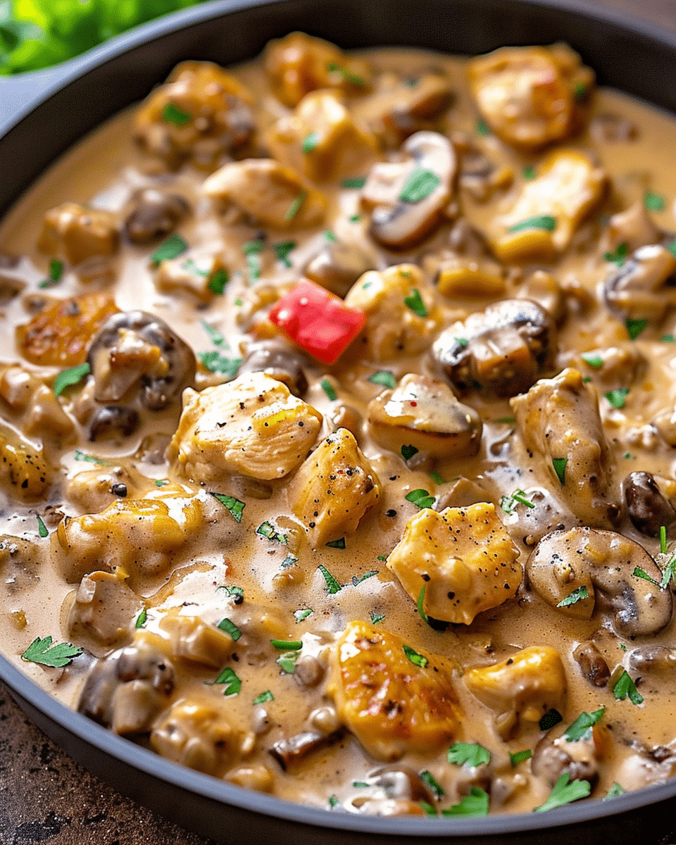 Chicken Mushroom Stroganoff