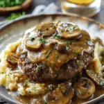 Savory Salisbury Steak with Mushroom Gravy