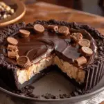 Giant Reese’s Peanut Butter Cup Pie