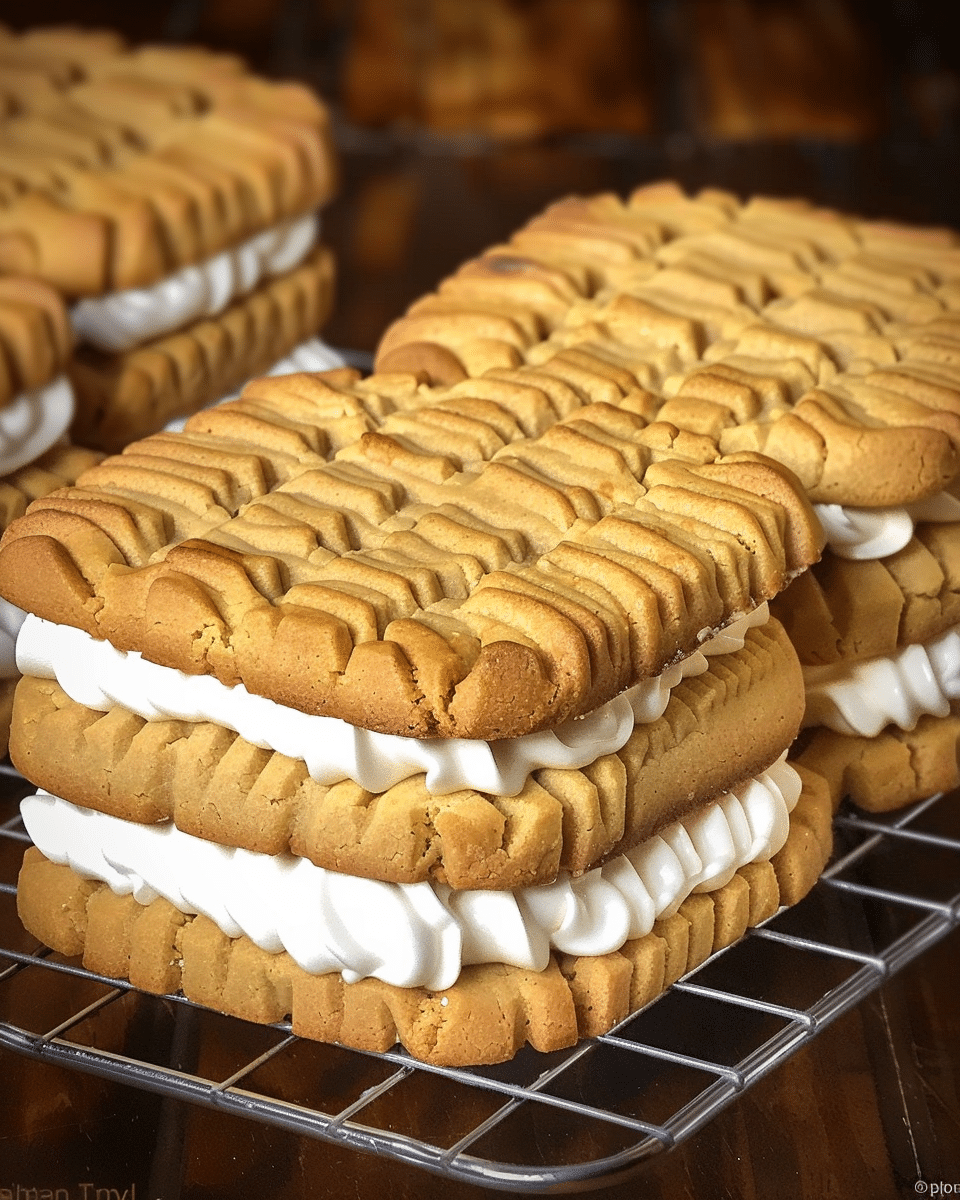 Peanut Butter S'mores Sandwich Cookies