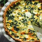 Cottage Cheese and Spinach Crustless Quiche