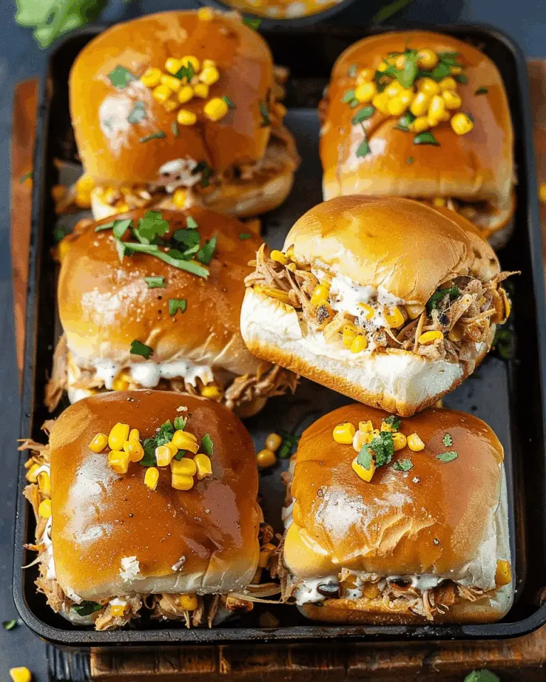 Carnitas Street Corn Sliders