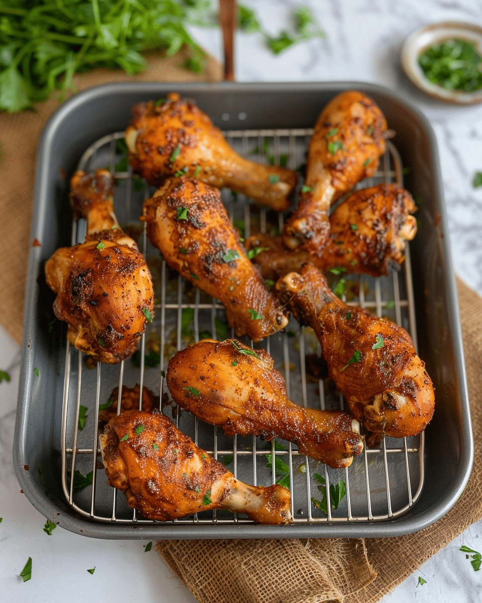 Crispy Baked Chicken Drumsticks