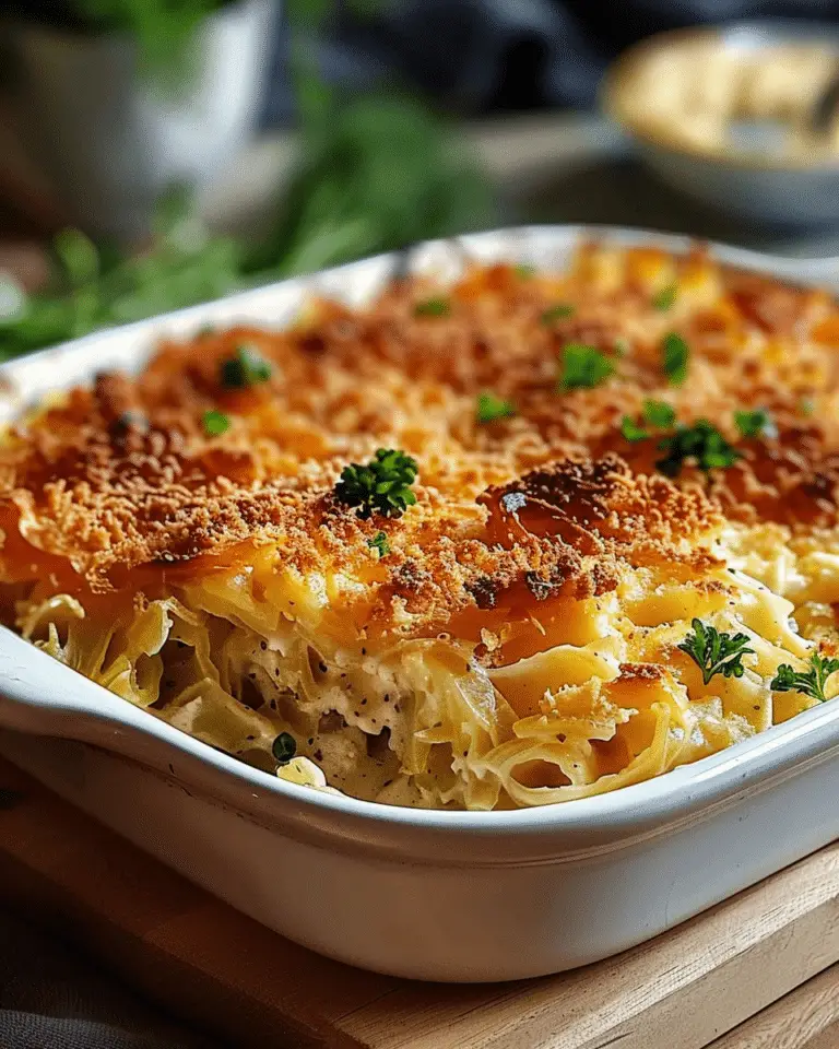 Cheesy Cabbage Casserole