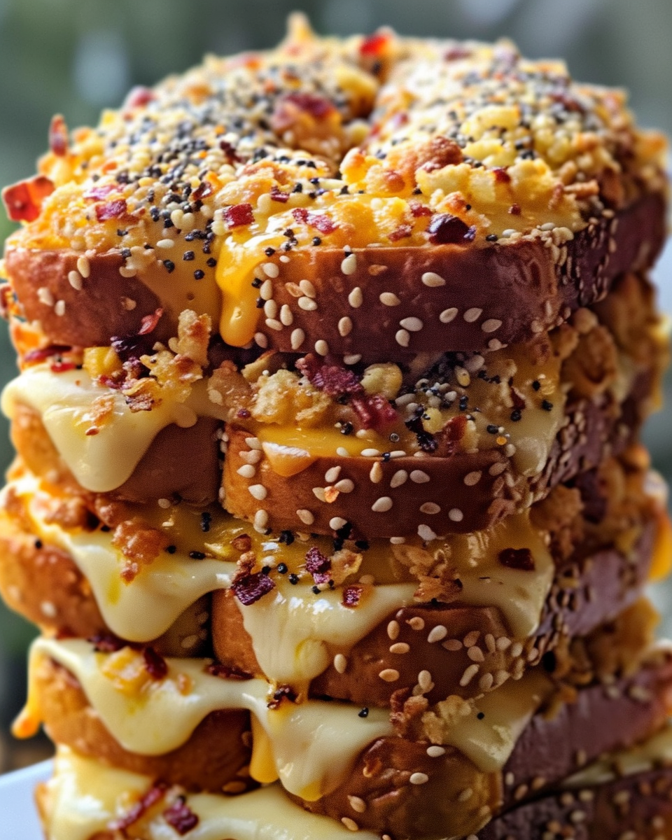 Everything Bagel Grilled Cheese