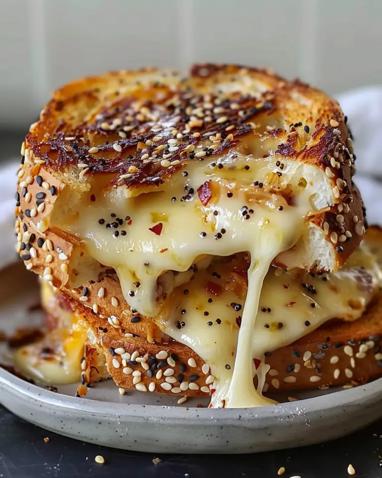 Everything Bagel Grilled Cheese