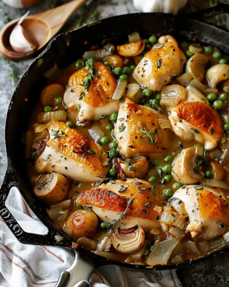 Onion Soup Gravy Chicken Skillet