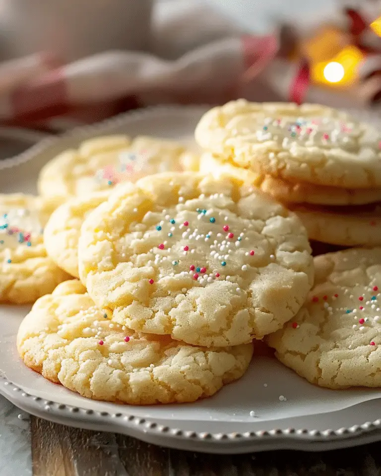 3-Ingredient Easy Sugar Cookies