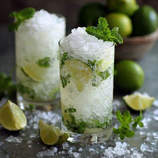 White Christmas Mojitos