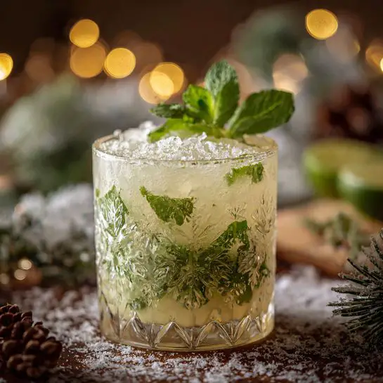 White Christmas Mojitos