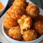 Deep-Fried Buffalo Chicken Mac and Cheese Balls