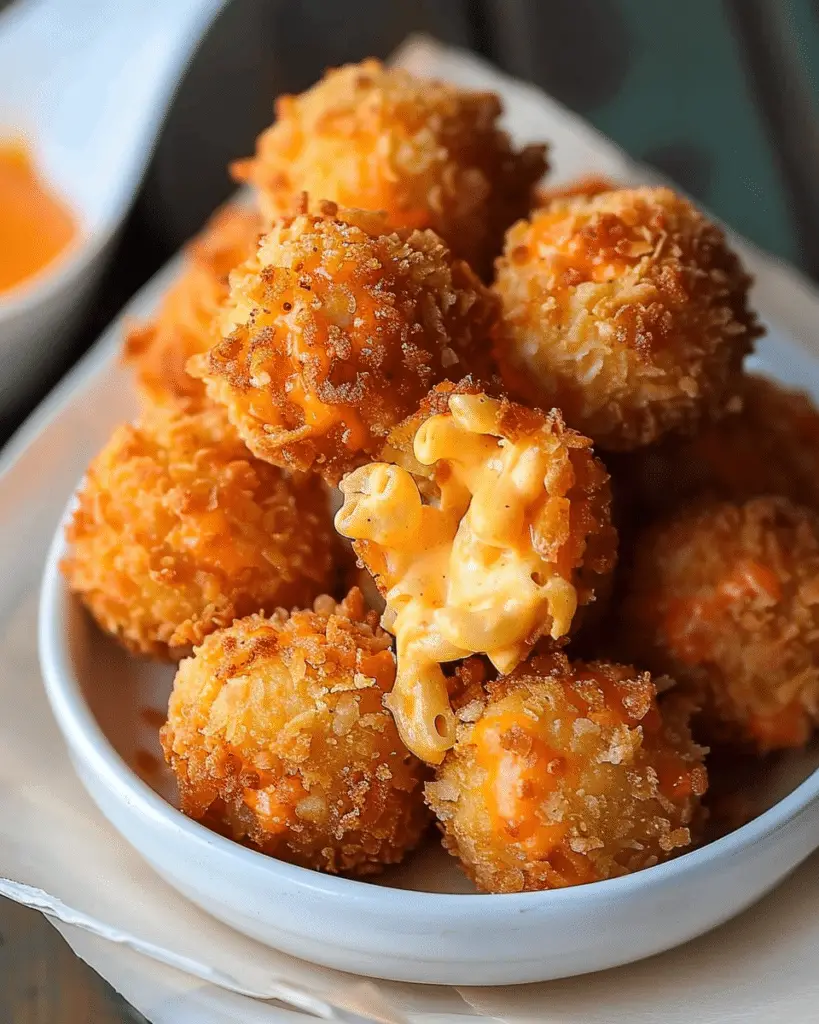 Deep-Fried Buffalo Chicken Mac and Cheese Balls