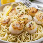 Sauteed Scallops with Pasta