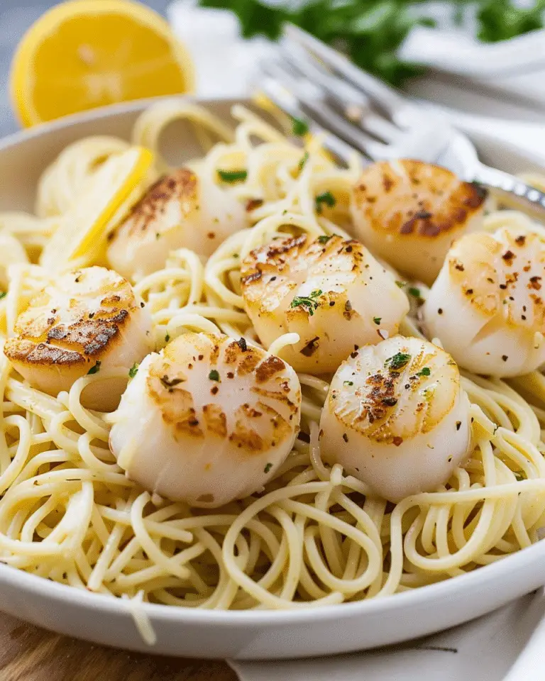 Sauteed Scallops with Pasta