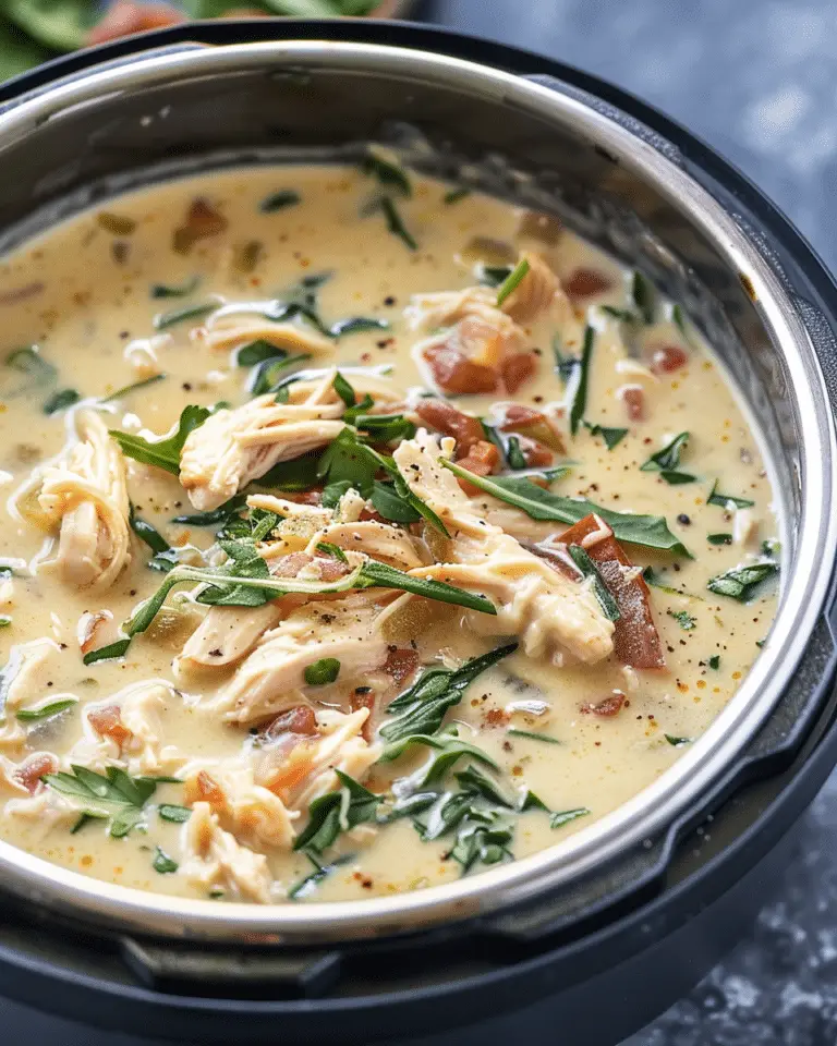 Instant Pot Creamy Crack Chicken Soup (Keto, Speedy & 30-Minute)
