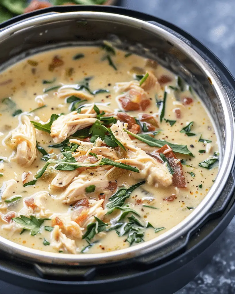 Instant Pot Creamy Crack Chicken Soup (Keto, Speedy & 30-Minute)