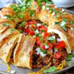 The Viral Taco Crescent Roll Ring That’ll Save Lunch