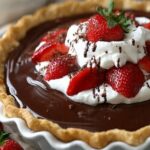 Chocolate Covered Strawberry Pie