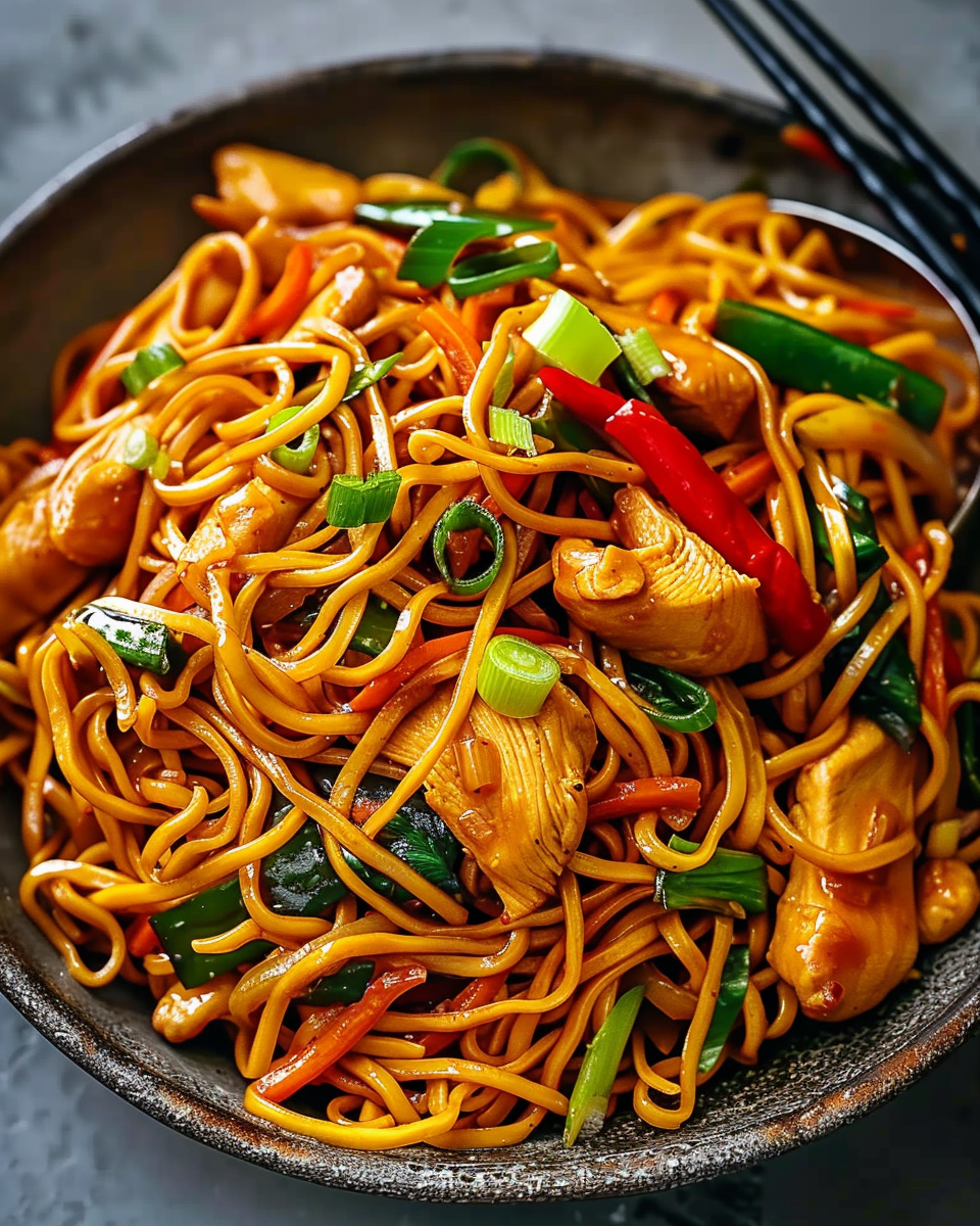 Easy Chicken Lo Mein Recipe