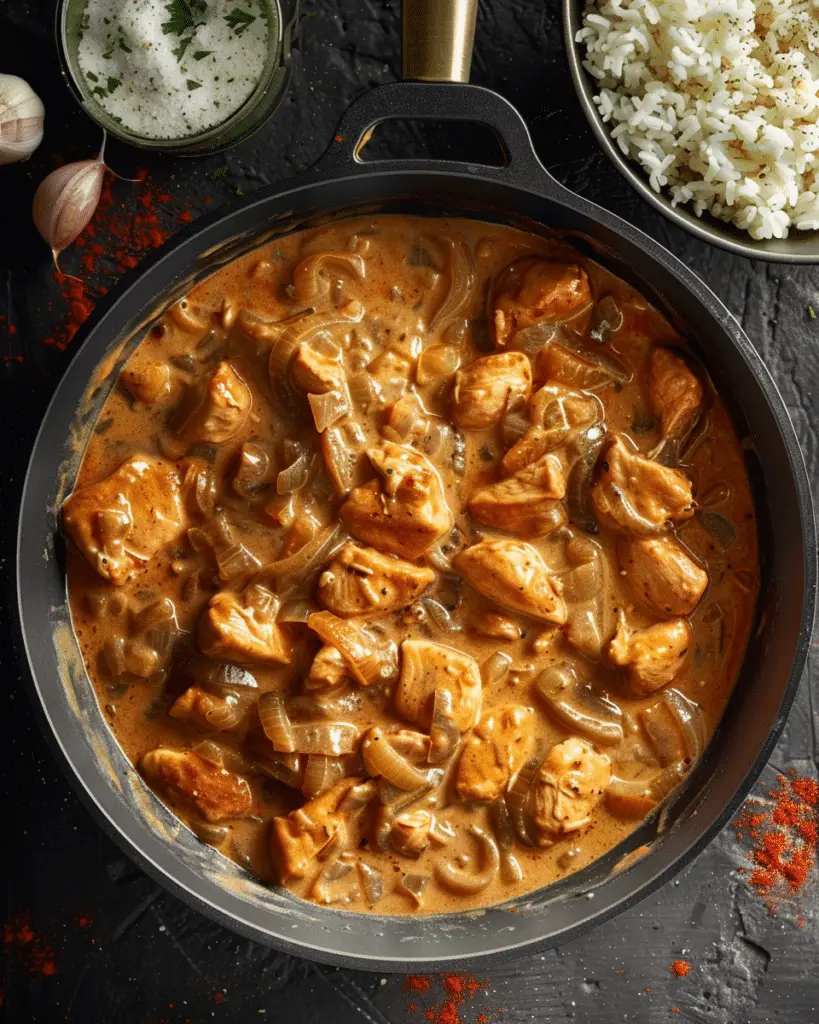 Easy Chicken Stroganoff