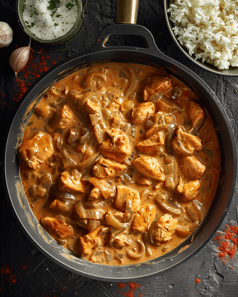 Easy Chicken Stroganoff