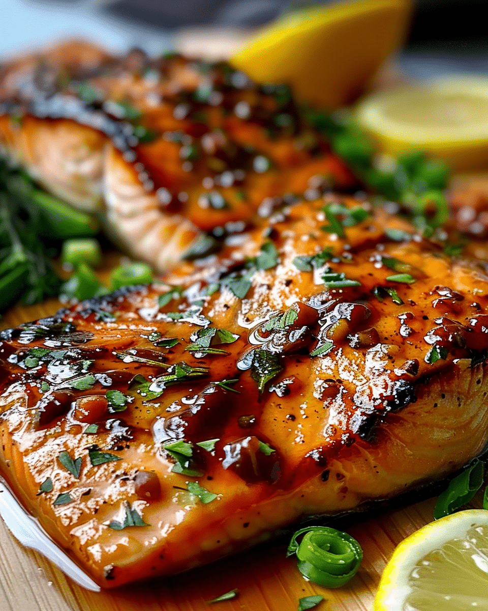 Foolproof Texas Roadhouse Salmon with Buttery Sweet Glaze Grilled
